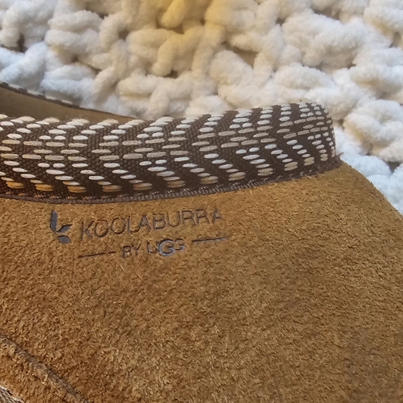 Koola Burree Ugg Cozy Suede Slip-On Clogs in Chestnut Brown. NWOT - Picture 4 of 5